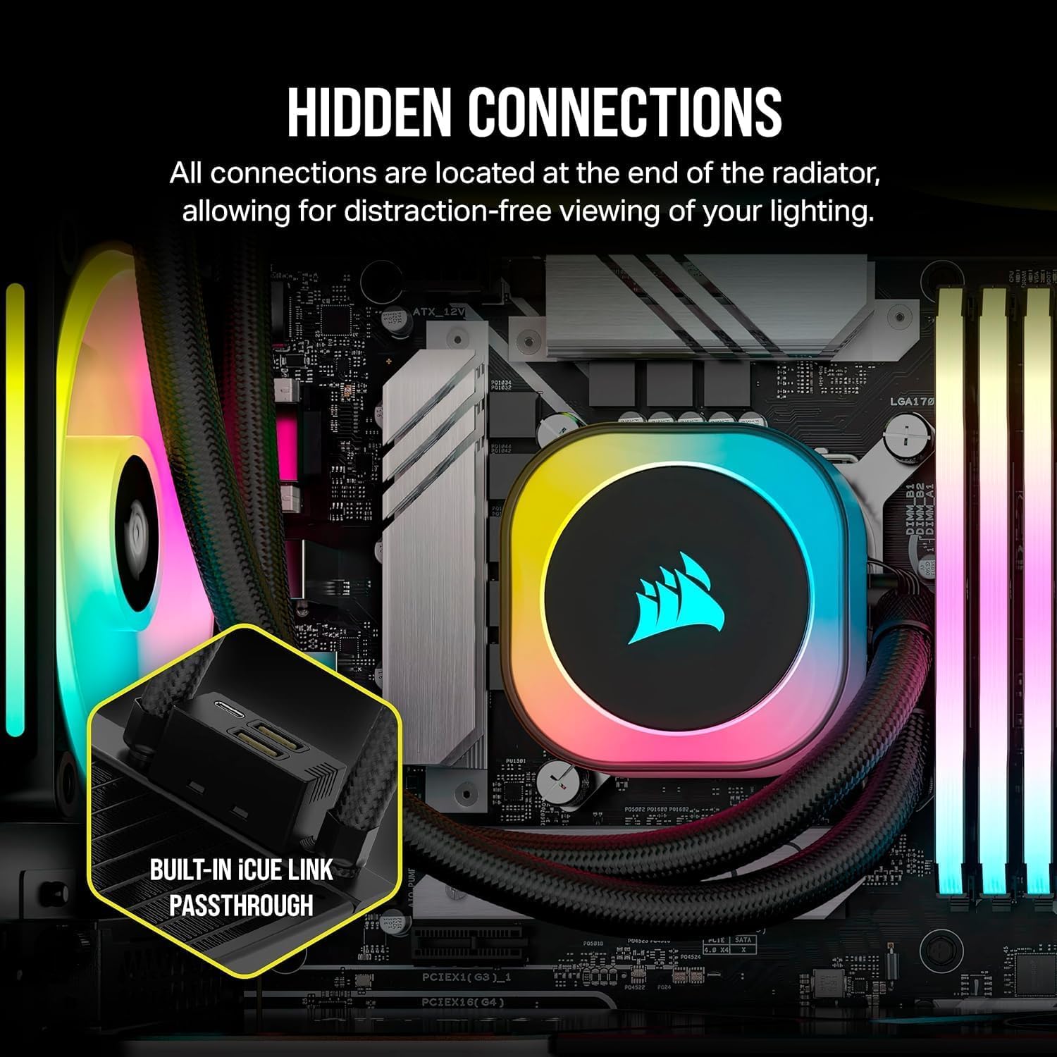 Amazon.co.jp: CORSAIR iCUE Link H150i RGB リキッドCPUクーラー