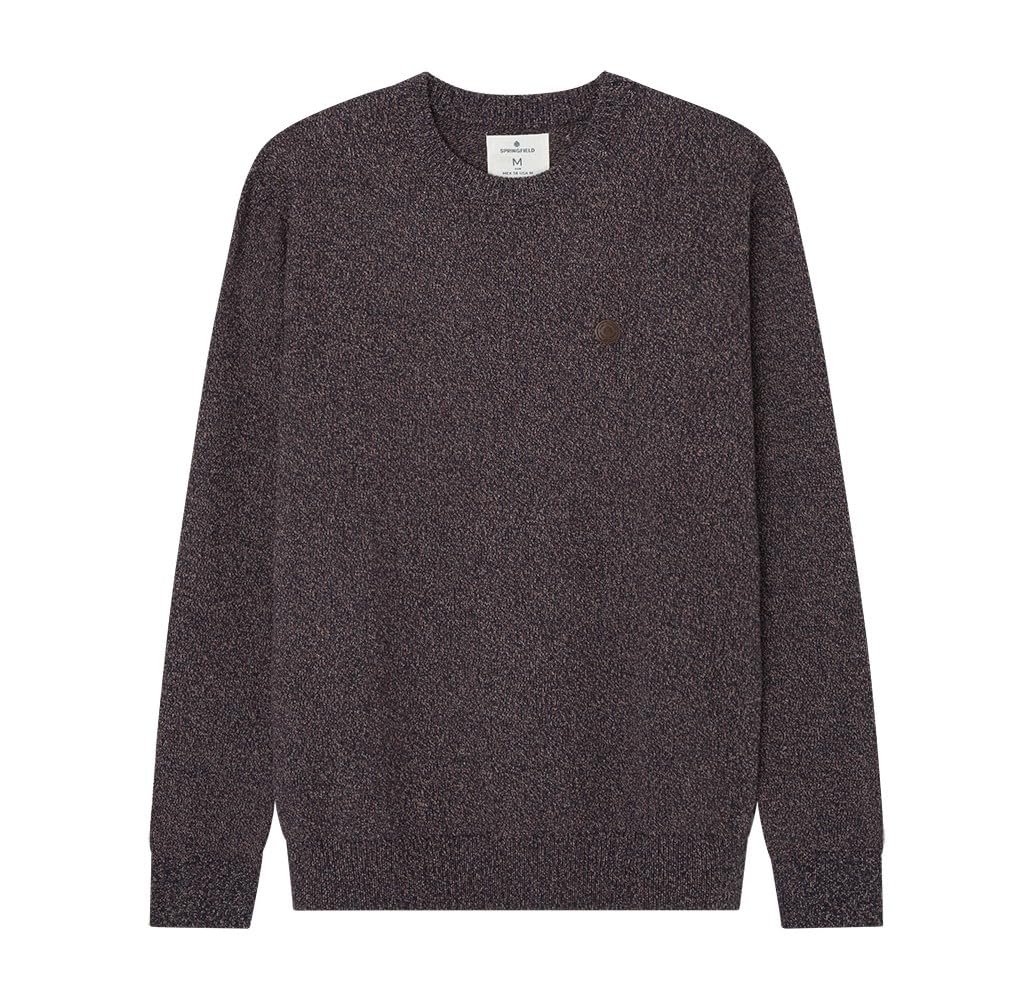 Springfield Men's Suéter Polo Sweater, Rojo,