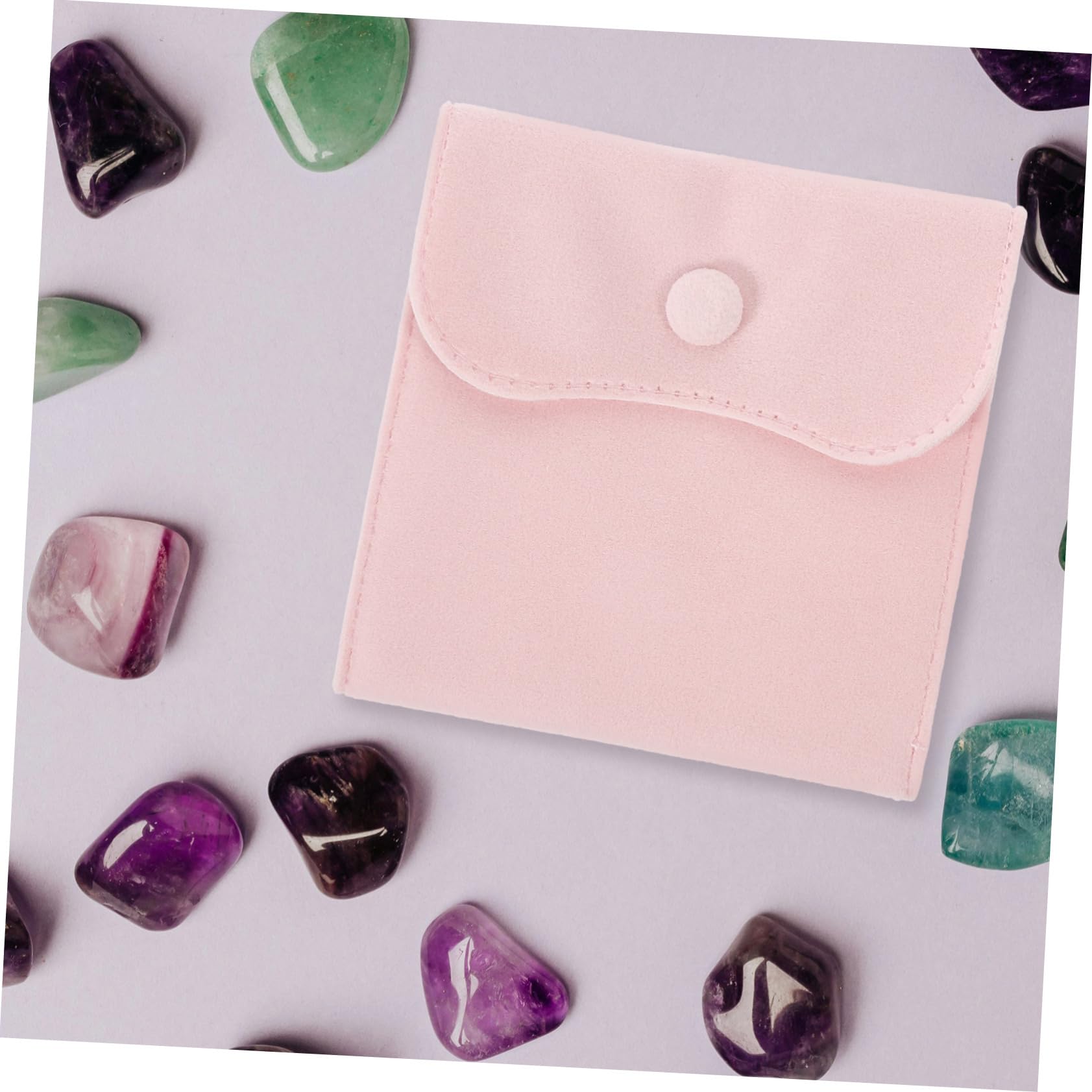 FOMIYES 40 Stk Aufbewahrungstasche Für Schmuck Armband Taschen Kleine Ringtasche Empfindliche Schmuckverpackungsbeutel Elegante Schmucktasche Schmuckbeutel Taschen Kleine Tasche Samt Rosa