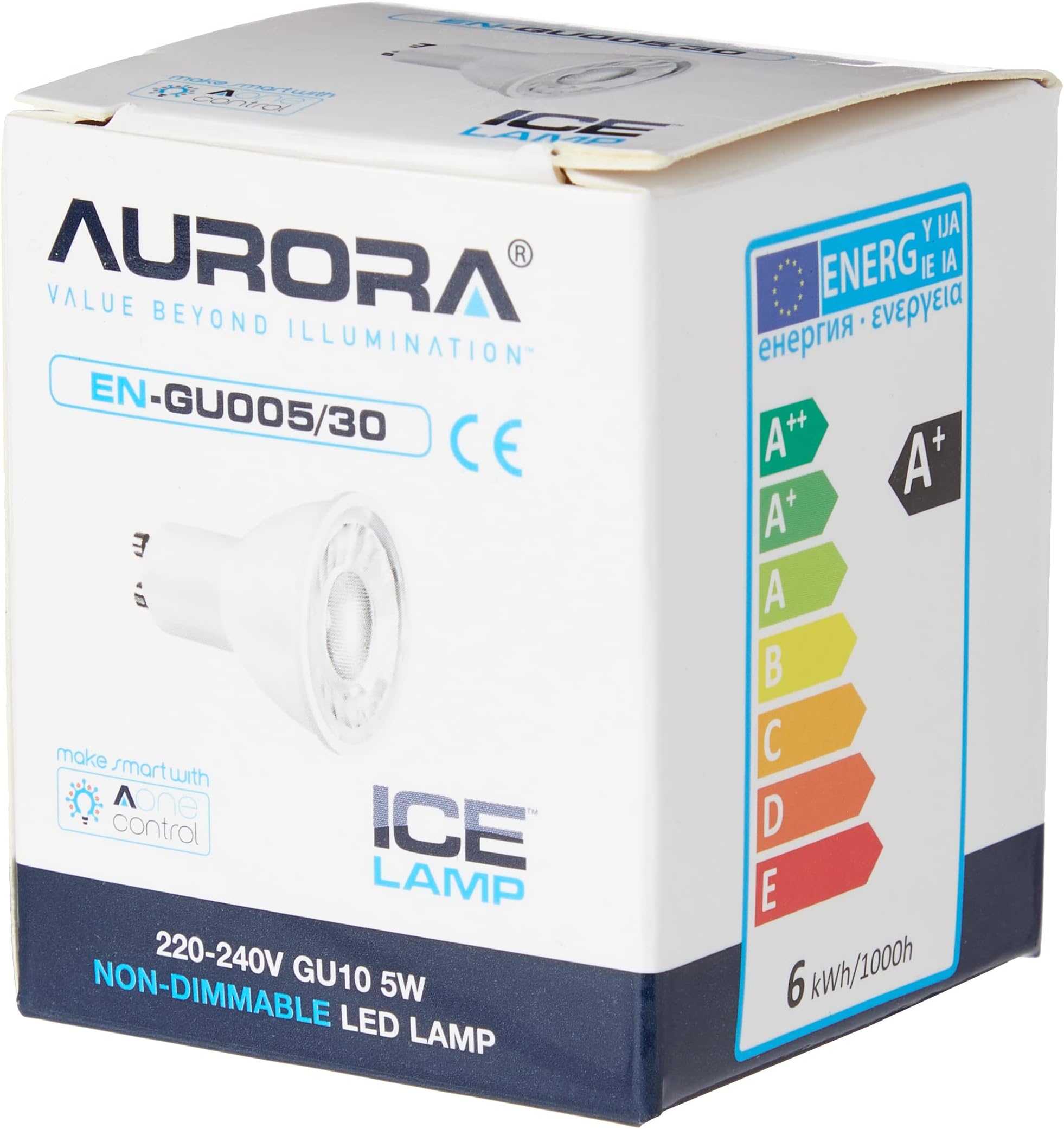 Aurora (ABI) GU005/30 Light, 5 W, 240 V