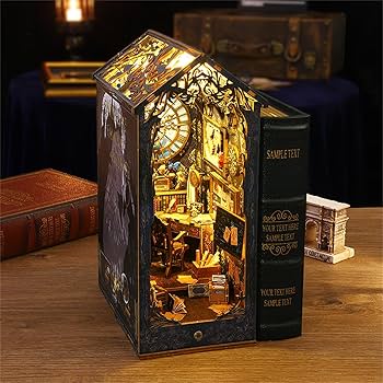 Amazon.com: Flever Dollhouse DIY Book Nook Miniature Kit