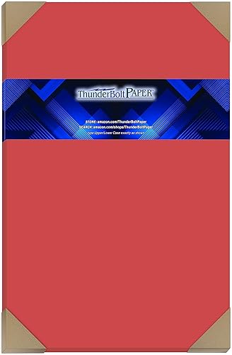 100 fundas de color rojo manzana brillante de 65 lb  papel para tarjetas  11 x 17 pulgadas 11 x 17 pulgadas  Tabloide  Ledger  Tamaño del folleto