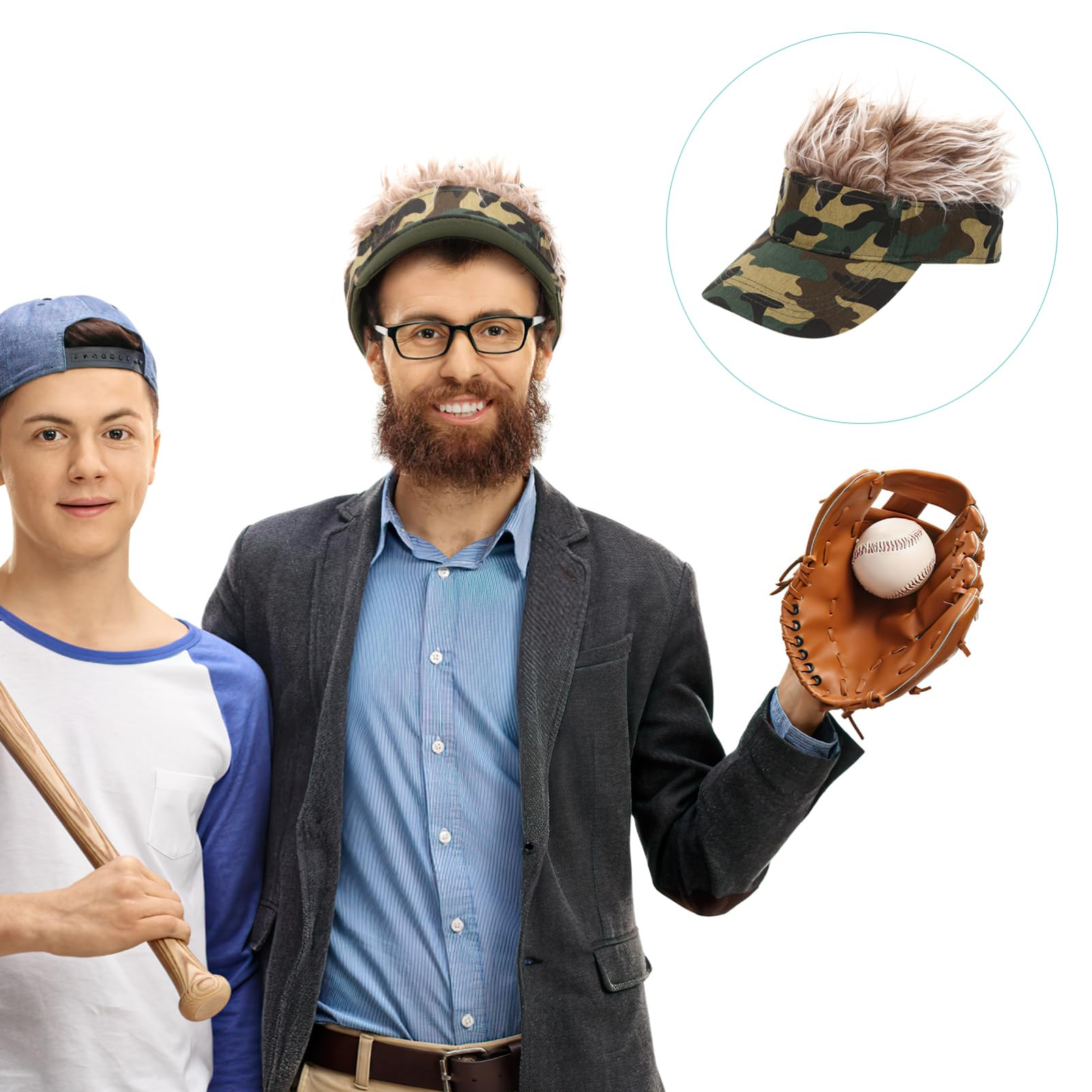 BESPORTBLE Casquette De Baseball De Camouflage Base-Ball Hommes Soleil Marine Casquette De Baseball De Nouveauté Caps Unisexes Caps De Baseball Chapeaux De Camouflage en Tissu