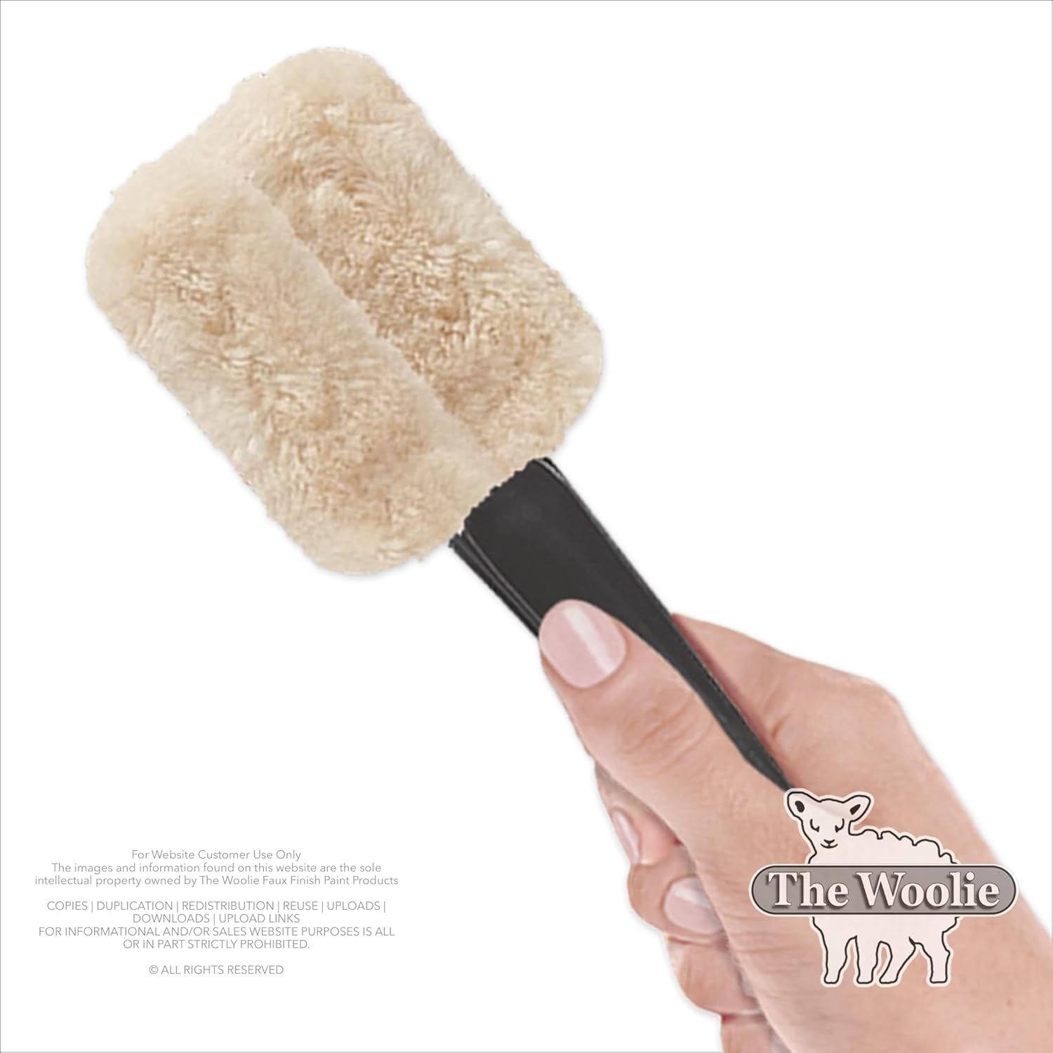 The Woolie Original FULL-SIZED Faux Painting BEGINNER STARTER TOOLKIT - 9.75 x 5 IN - 3/4 inch Nap Faux Pack (As seen on YouTube) (KIT)