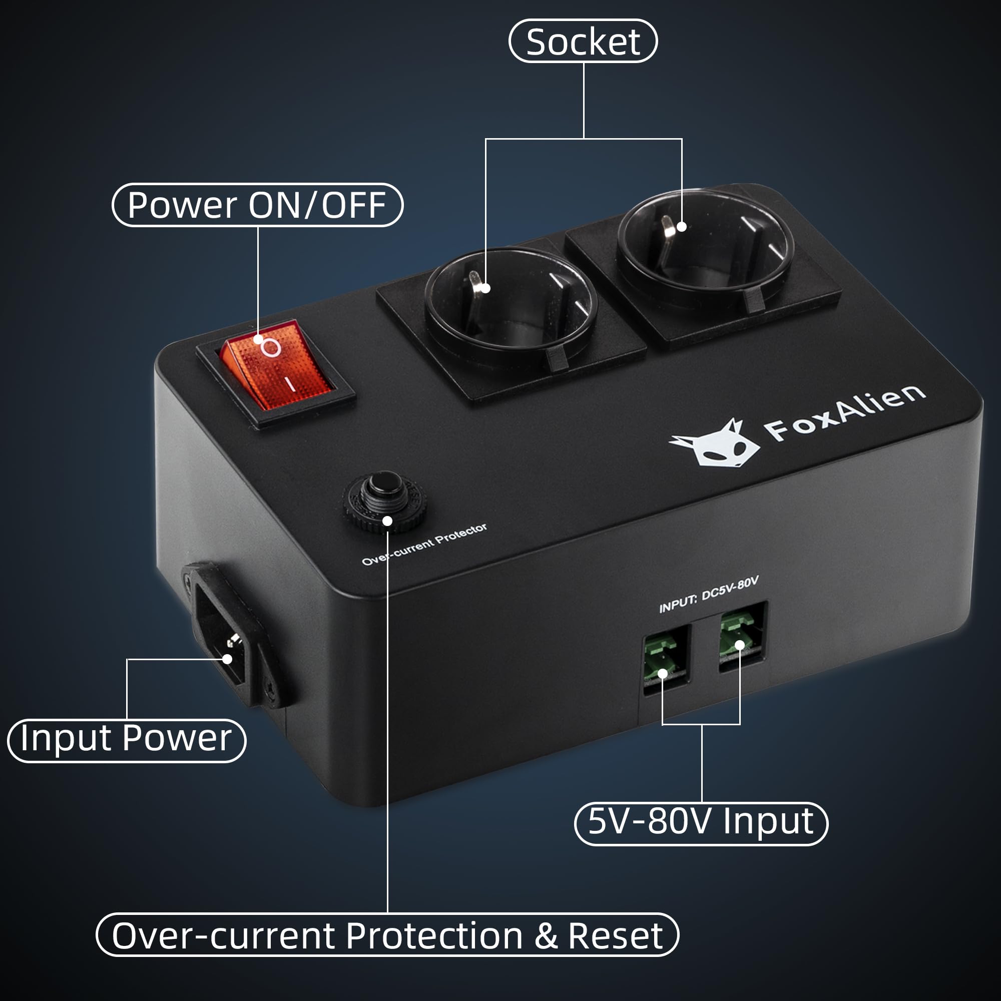 FoxAlien Module relais intelligent pour fraiseuses CNC et commande de broche