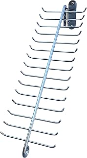 Swivel Tie Rack by WEEBAK, 30 Oversized Hooks, Men's or Women's Ties, Be...