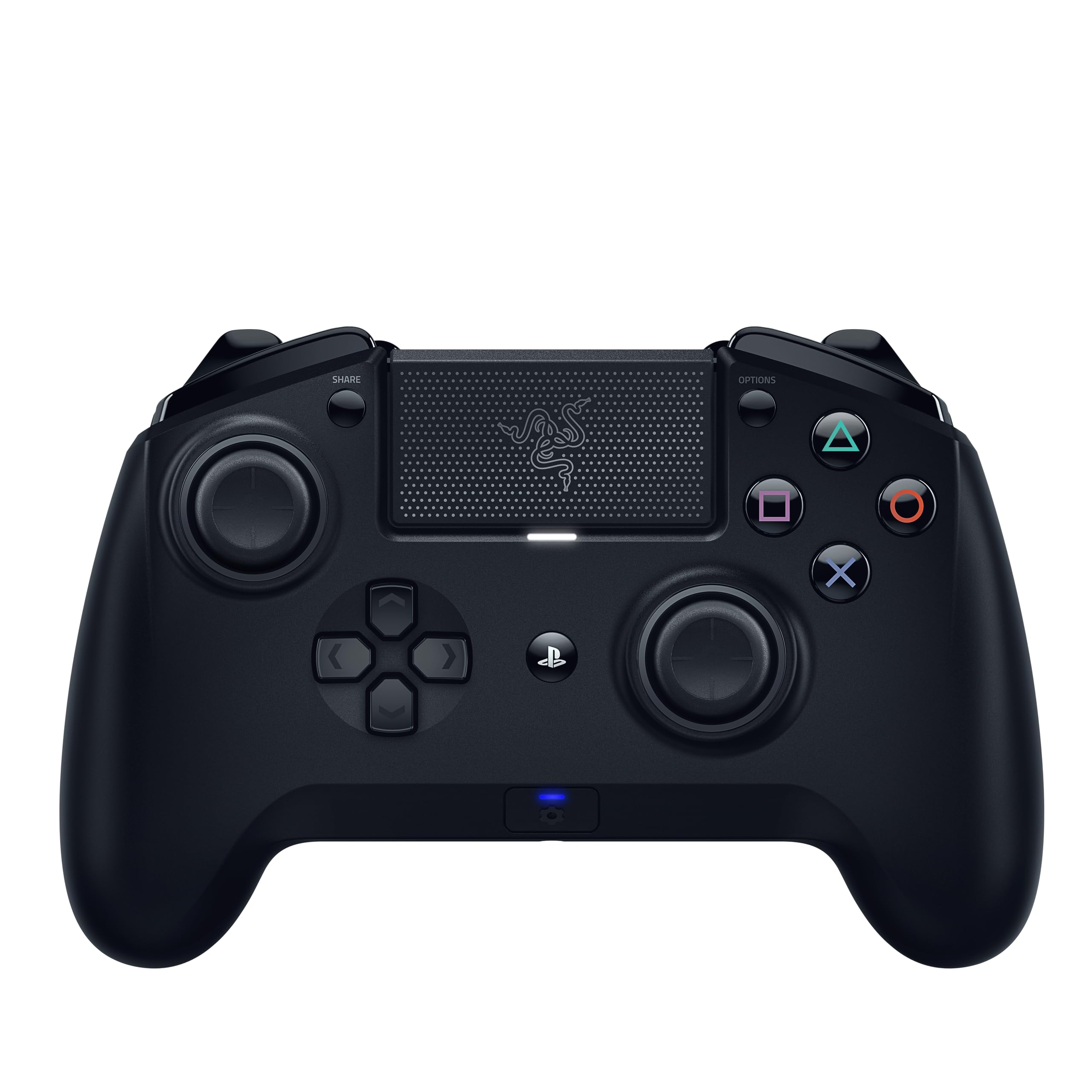 Razer Raiju Tournament Edition (2019) - Controller da Gaming con o Senza Fili per PS4/PC, Configurazione con App Mobile, Pulsanti Azione Mecha-Tattili, Hair-Trigger-Mode, Nero