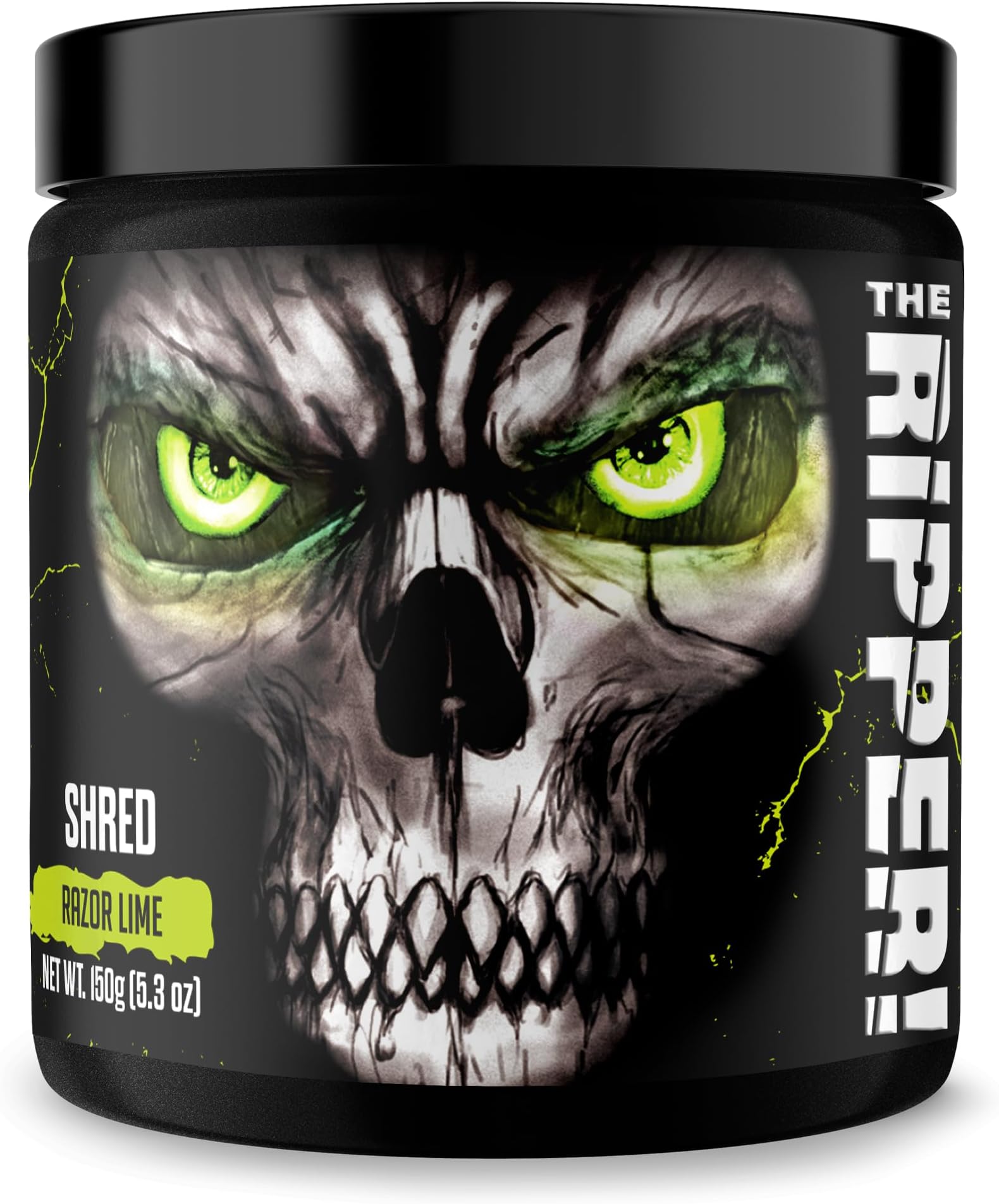 JNX SPORTS The Ripper! Fat Burner Pre Workout for Men & Women – Thermogenic Fat Burning Powder & Appetite Suppressant, Boost Energy & Endurance – Razor Lime, 30 Servings