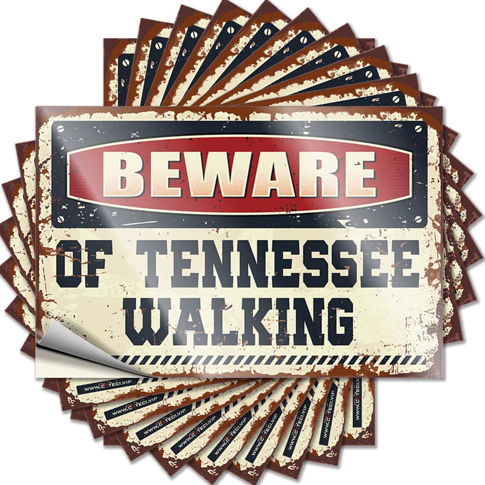 Boys Sticker - Neutral Humor Bottle Beware of Tennessee Walking(8X12CM)