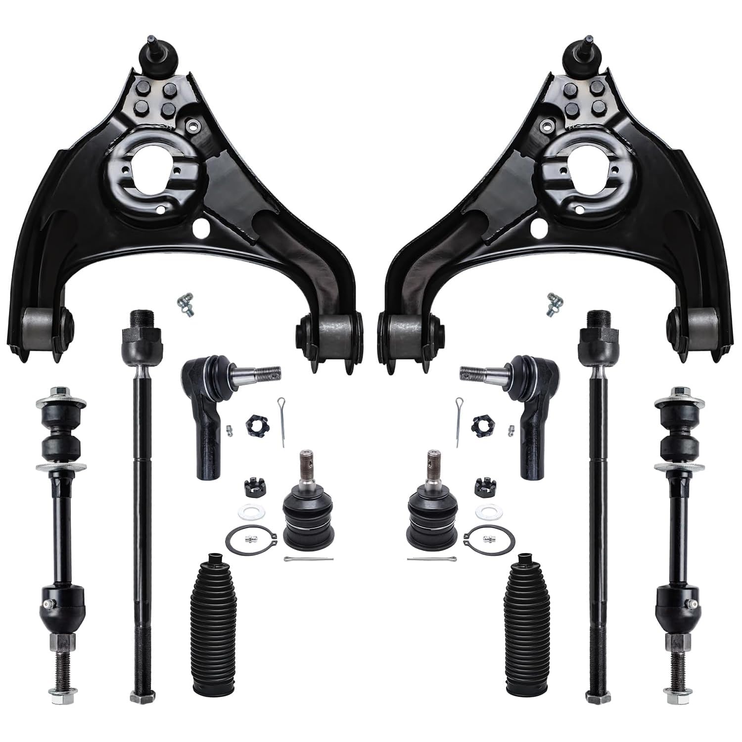 Detroit Axle - RWD 12pc Front End Kit for 2006-2012 Dodge Ram 1500 [5-Lug]