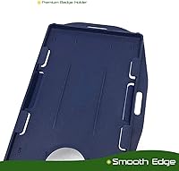 Vista 2 de Fallen One Paquete de 2 tarjetas de identificación de plástico rígido de alta calidad, color azul marino, de 2 caras, horizontal o vertical, para 2