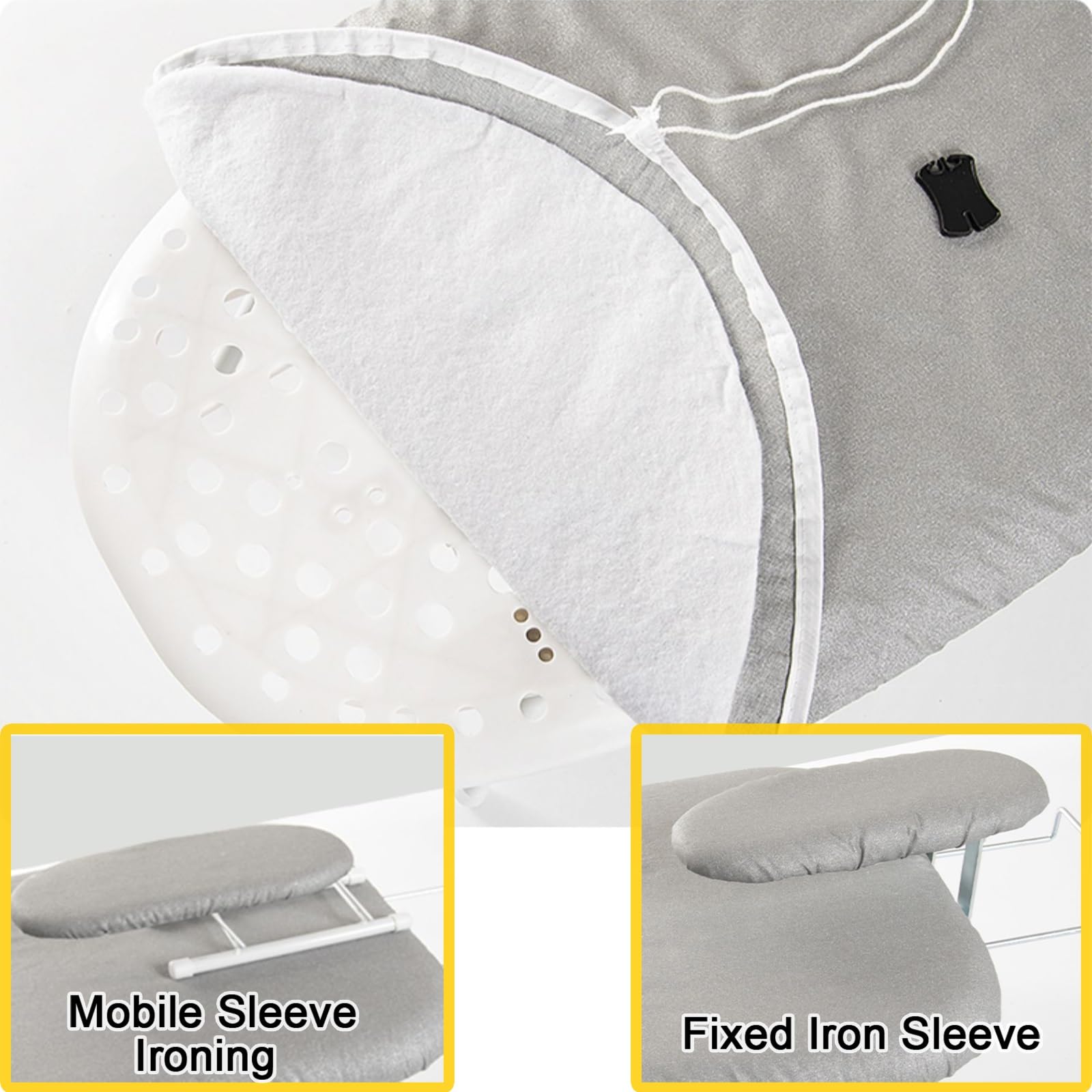 Tabla De Planchar De Mesa con Patas Plegables, Tabla De Planchar De Encimera Extra Ancha con Funda De AlgodóN, Mini Tabla De Planchar PortáTil para Costura, Sala De Manualidades, Hogar (Color : B, S