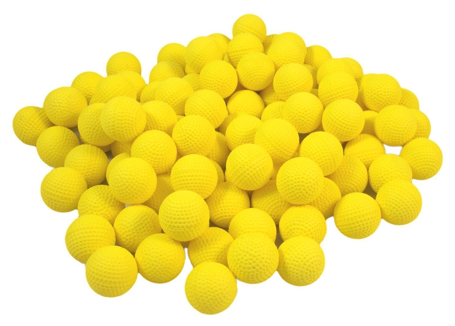 Yosoo® Lot de 100 billes de recharge pour Nerf Rival – Jaunes
