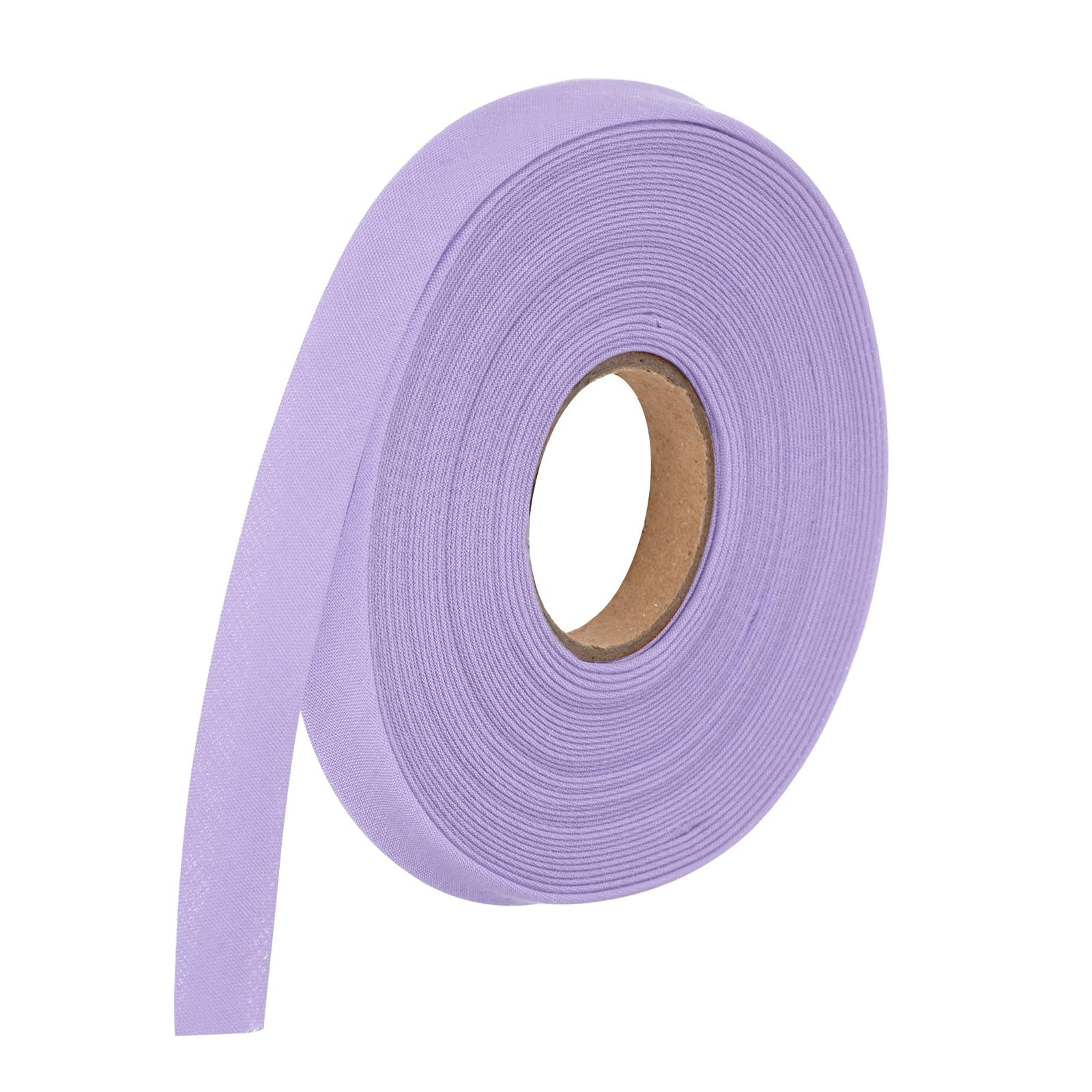 sourcing map 5/8 Inch Double Fold Bias Tape Polyester Continuous Bulk Bias Tape for Sewing Seaming Quilting Hemming Binding Crafts (Light Purple 10 Yards)