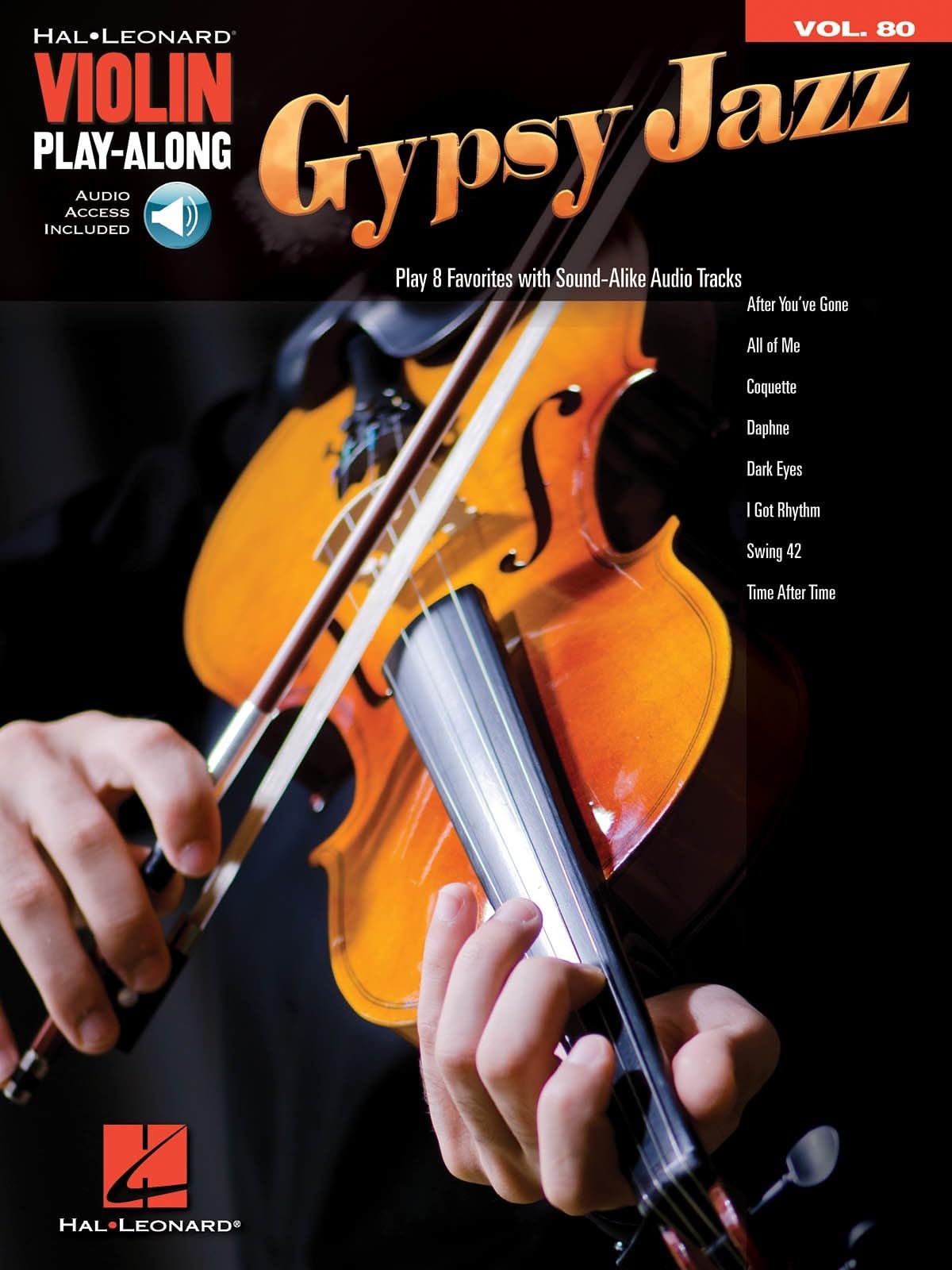 Violin Play-Along Volume 80: Gypsy Jazz (Hal Leonard Violin Play-along, 80)