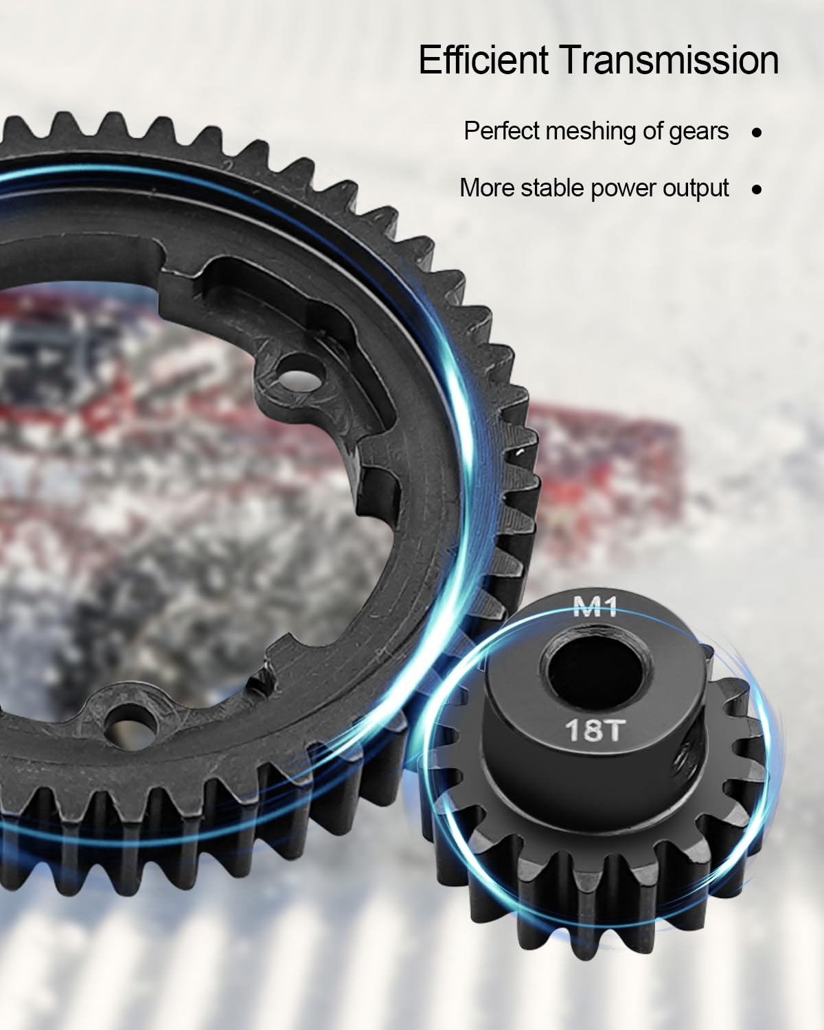 Amazon.com: 50T Hardened Steel Spur Gear with 18T Motor Pinion