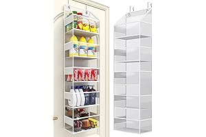 5-Tier Over the Door Storage Hanging Organizer: Bedroom Organization Must-Have