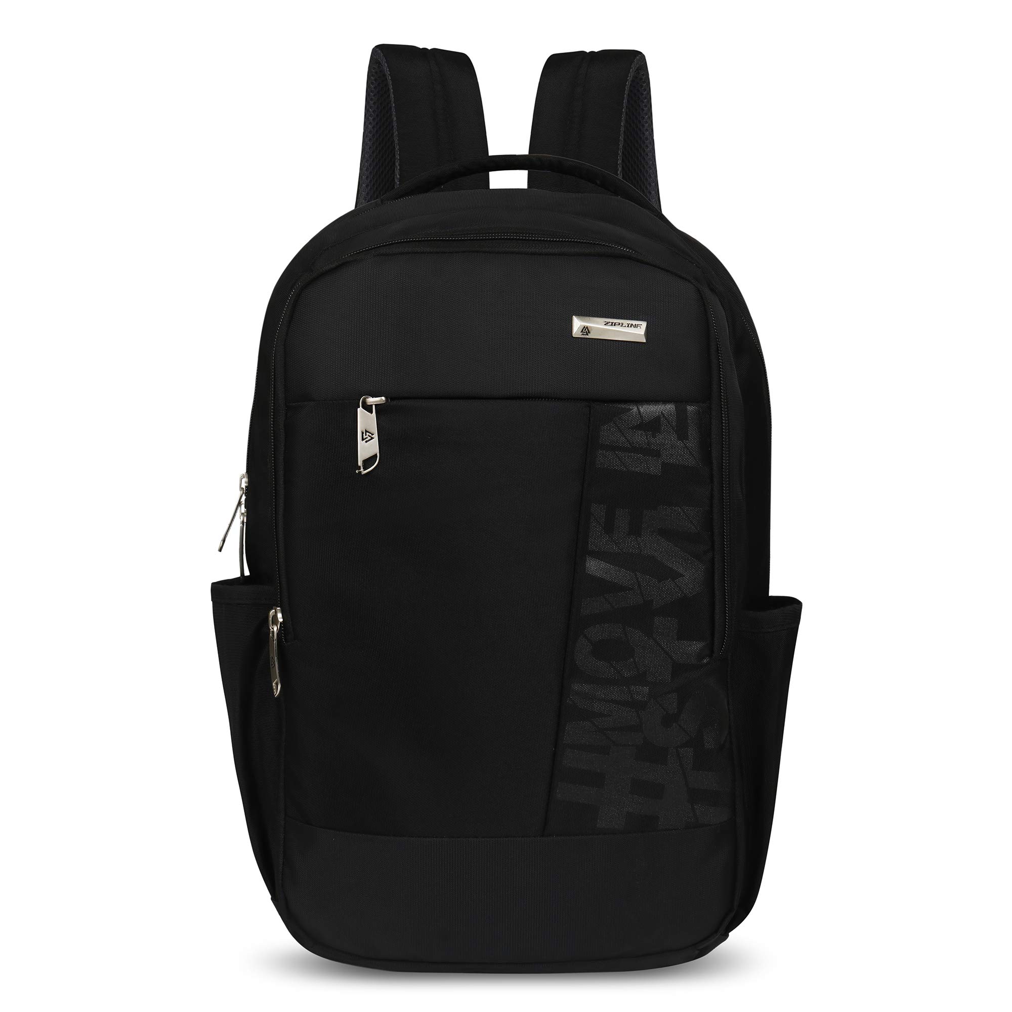 zipline 35 Ltr, 19 inch Grey Laptop Backpack for Men & Women college girls boys fits 15.6 inch laptop macbook pro/tablet polyester Airline carry-on size-picture-4