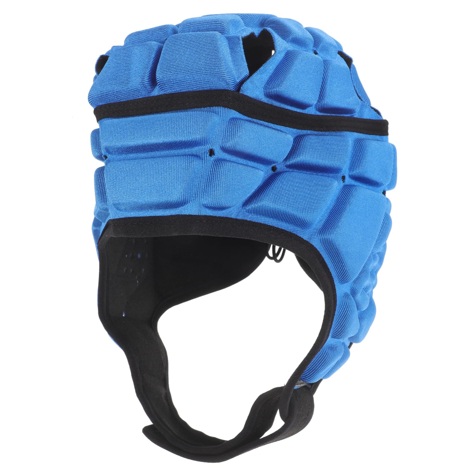 BESPORTBLE Casco de Seguridad anticolisión Casco de Esponja de Rugby para Guardia de Beisbol de Guardia de Futbol Protector de Cabeza anticolisión de Atleta Blue