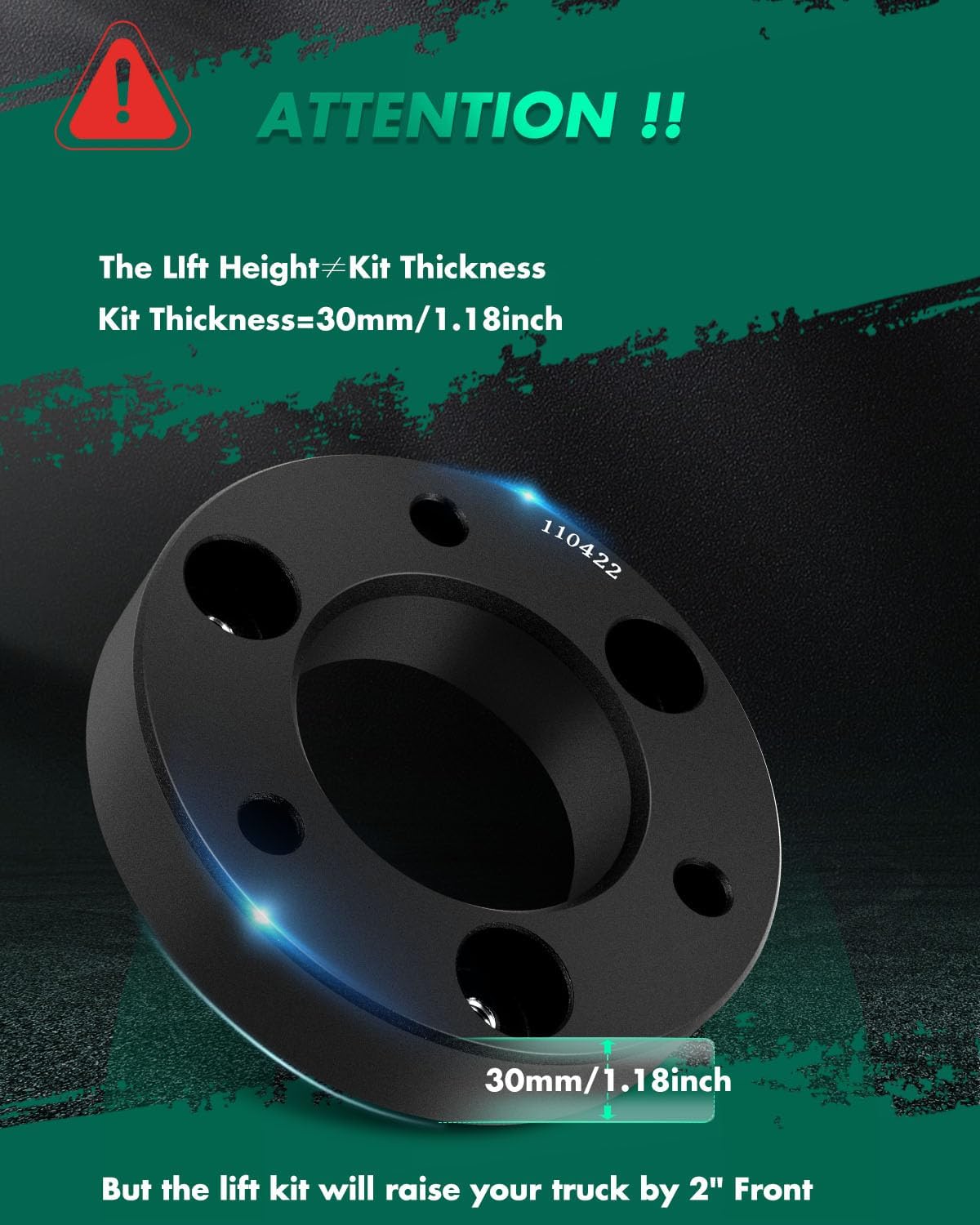 SCITOO 2 inch Front Leveling Lift kit for Nissan 2-2 in Lift Strut Spacer Compatible for Nissan Armada (2005-2019) for Nissan Titan (2004-2021) Front Lift Spacers