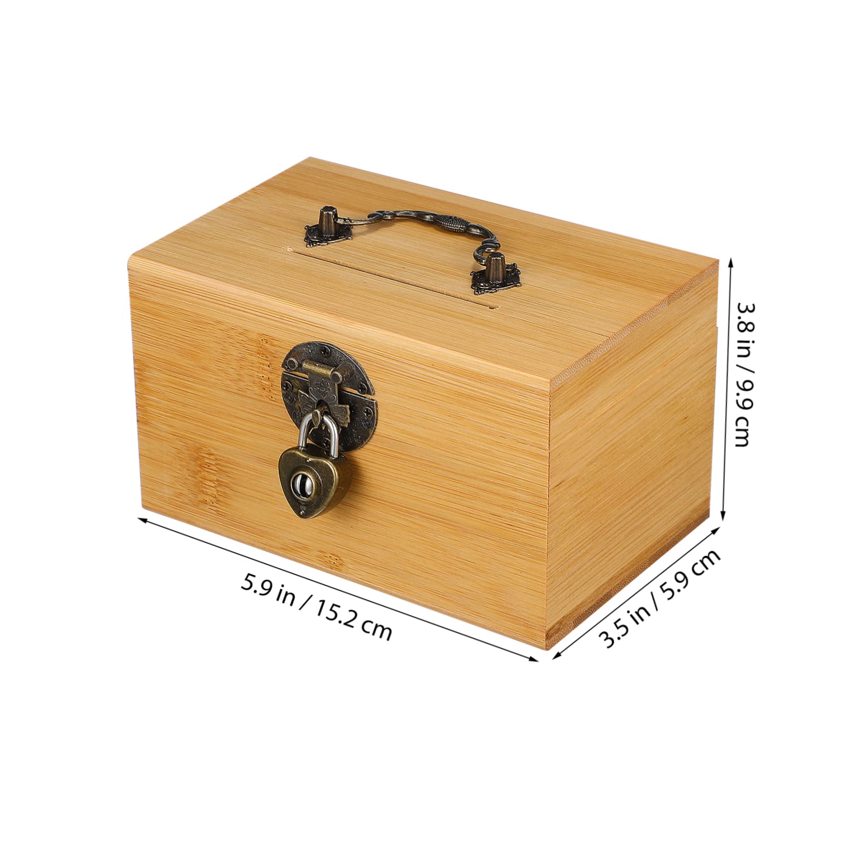 Caja del Pirata de Madera Pequeña con Cerradura para Niños