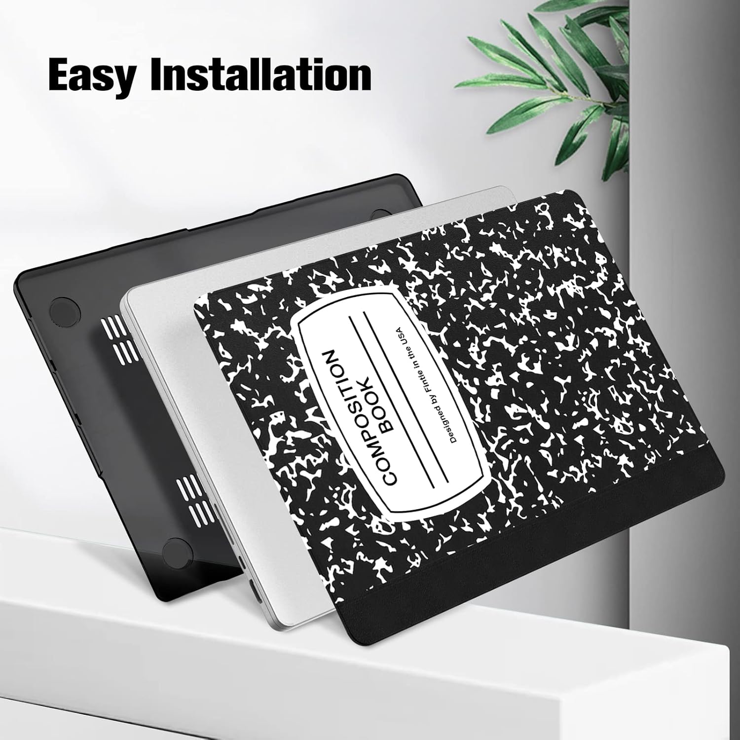 Fintie Case for MacBook Pro 14 Inch A3434 A3112 A3185 A3401 A2992 A2918 A2779 A2442 (2021-2025) - Snap On Hard Shell Cover for MacBook Pro 14" M5/M4/M3/M2/M1 Pro/Max Chip, Composition Book - Image 9