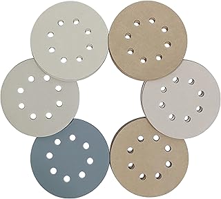 #2000-#10000 24 PCS 5 Inch 8 Hole Sanding Discs 2000/3000/4000/5000/7000/10000 Grit Compatible for Random Orbital Sander Sanding Grinder (24 PCS 5 inch 8Hole #2000-#10000)