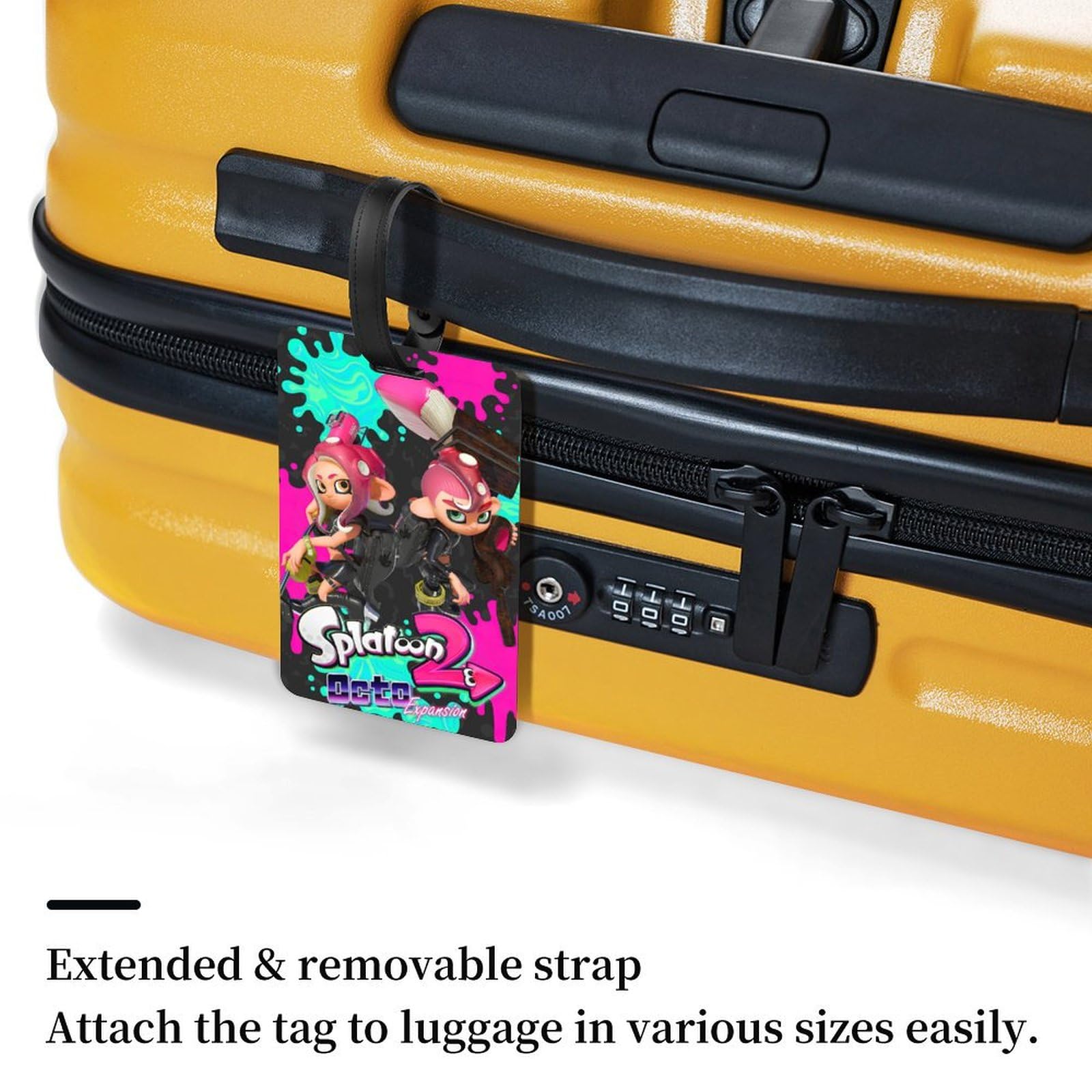 Amazon.co.jp: スプラトゥーン ネームタグ アニメ 荷物タグ 便利