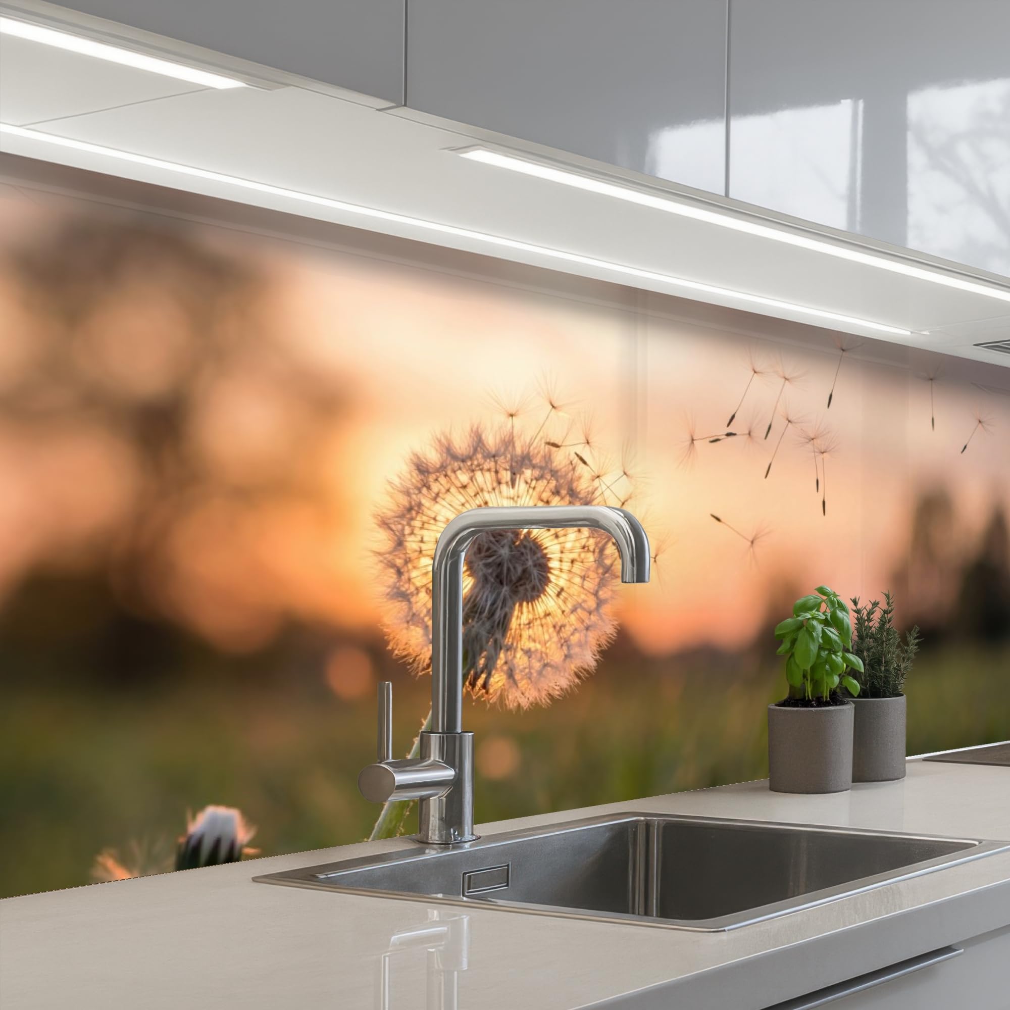 KitchenYeah© Splashback for Kitchen self-Adhesive Wall Protector Splash