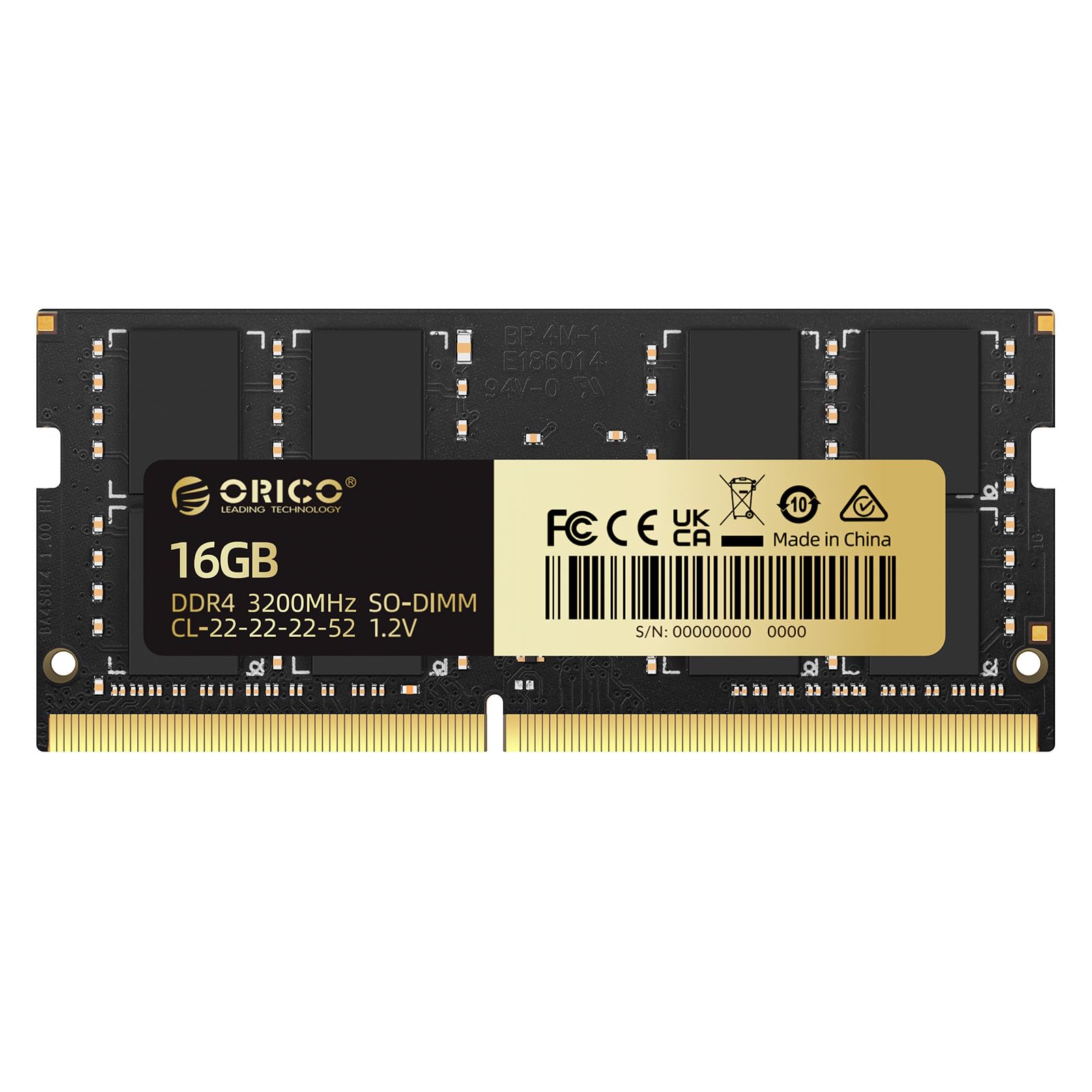 ORICO DDR4 32GB(16GBx2) 3200MHz CL16 メモリ Amazon.com: ORICO RAM para portátil DDR4 3200 MHz CL22 de 16 GB