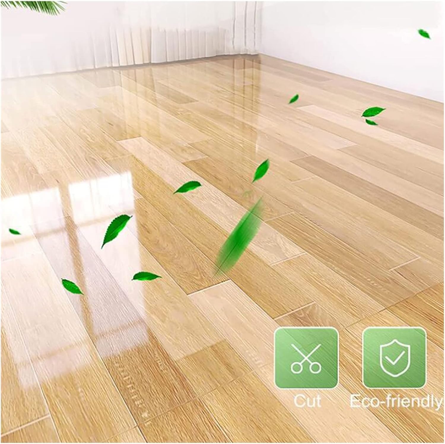 Transparent Chair Mat PVC Runner Rug Hardwood Cover Protector Clear Carpet,1.5mm Wood Floor/Tile/Table Top Waterproof Rug Runner, Multipurpose Vinyl Roll for Ha,1.5mm-80x180cm