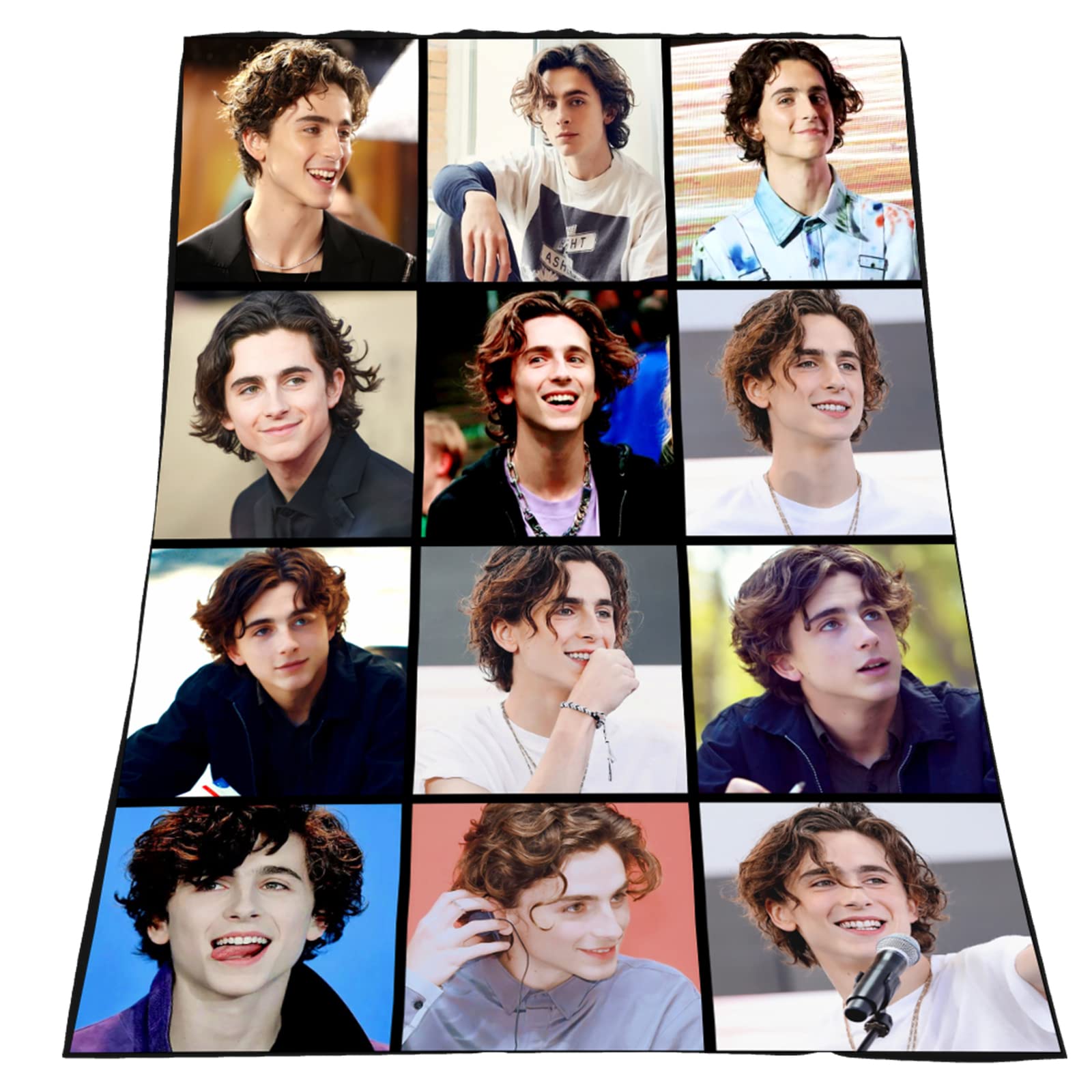 Amazon.com: YAVITH Timothee Chalamet Blanket,Timothee Chalamet Posters  Collage Throw Blanket for Girls 50x40 in : Home u0026 Kitchen