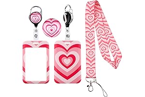 Blackpink Heart ID Lanyard for Women and Girls
