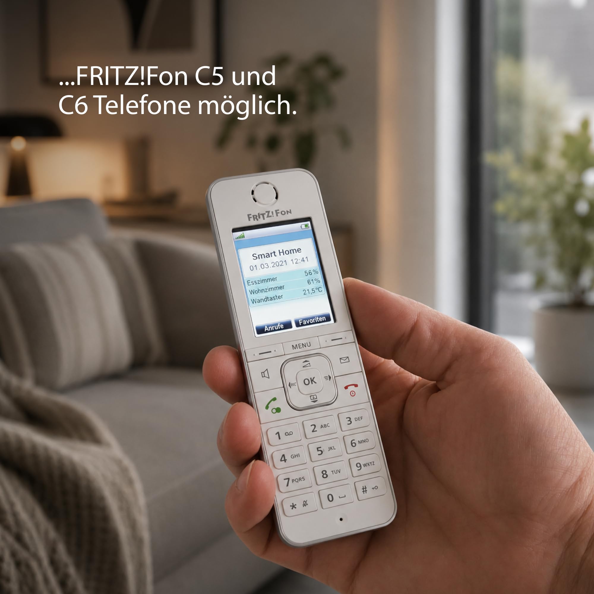 Rademacher RolloTron DECT 1213, für AVM Fritz!Box,inkl. 4m Gurtband (23mm)