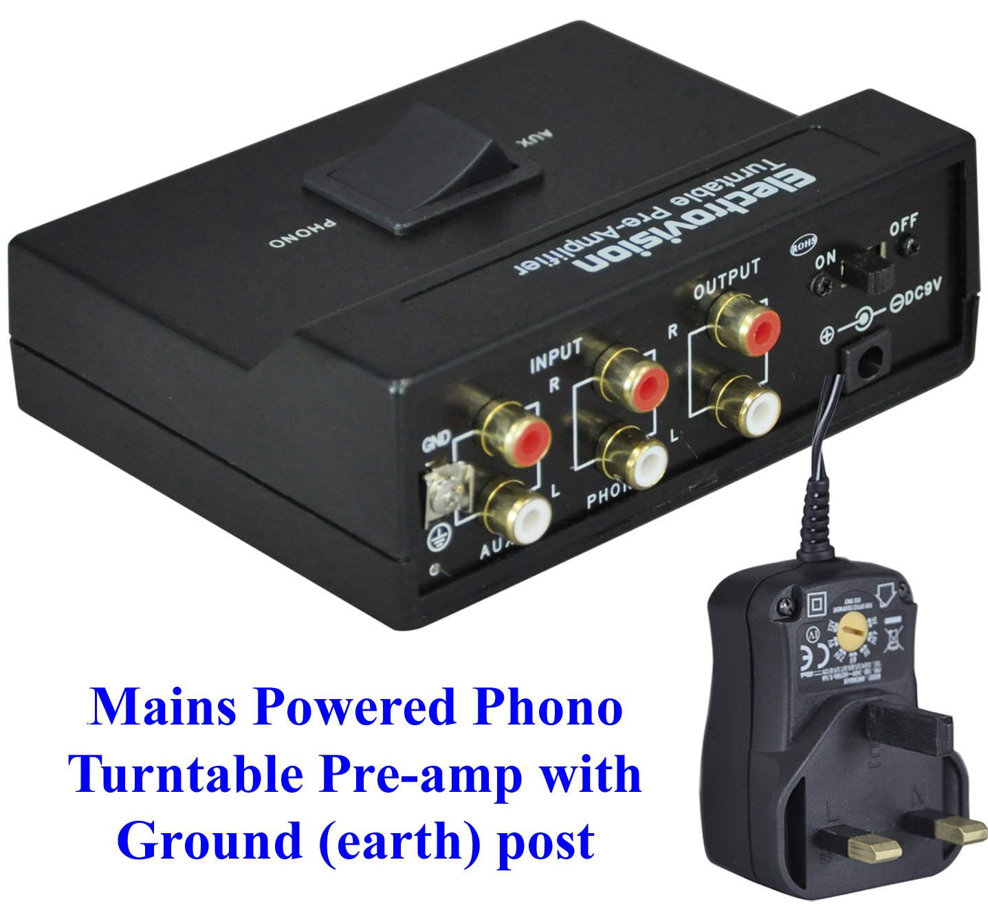 Buy Electrovision Soundlab Eagle / DTL Phono Stereo Pre Amp with Ground (earth) Post with