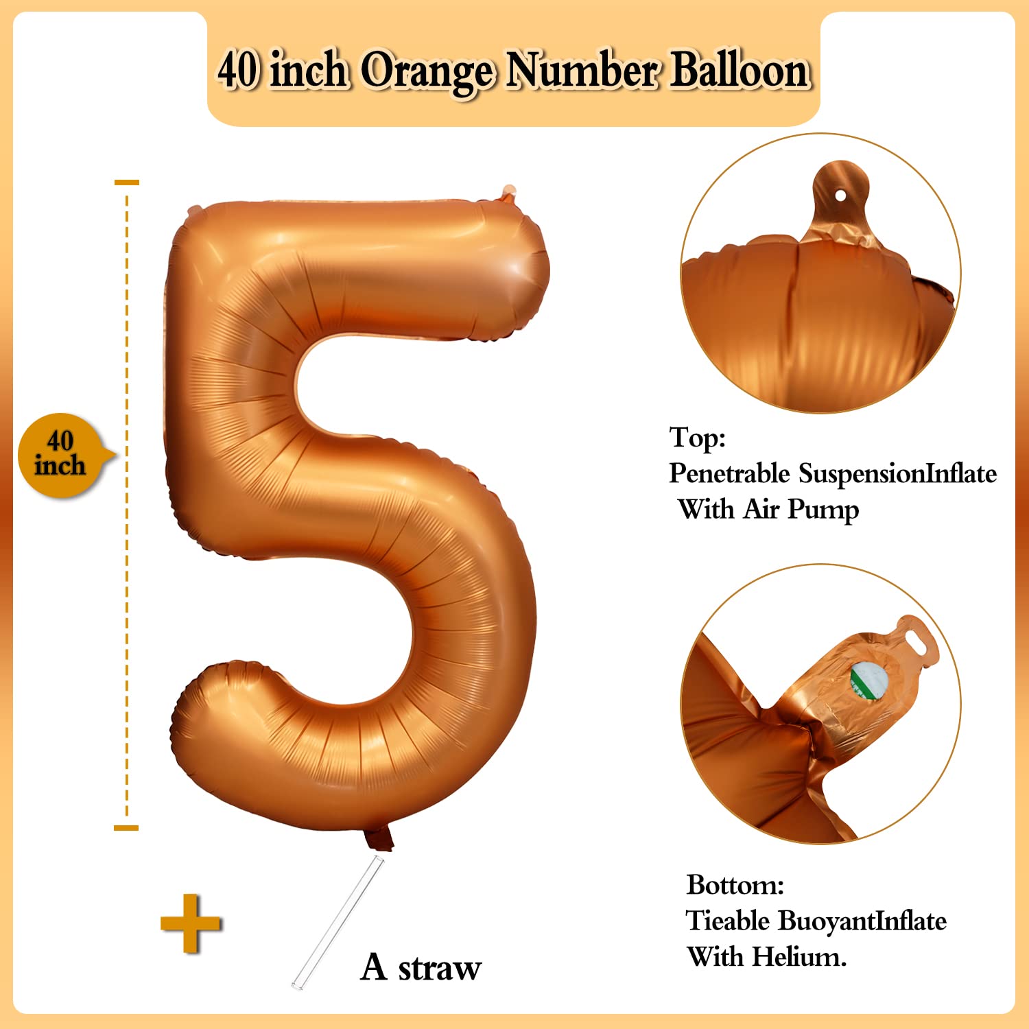 Red 0 balloon 40 Inch Giant Helium Foil Number 0 to 9 Red Balloon Birthday Wedding Party Digital Decorations (Number 0) — view 80