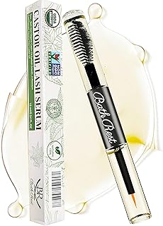 Suero de pestañas de aceite de ricino orgánic...