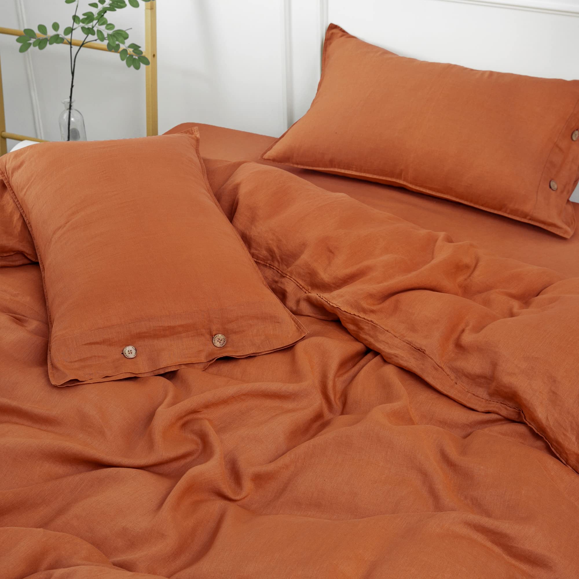 Amazon｜S VICTORY SYMBOL 100%リネン 枕カバー 2枚セット フランス産