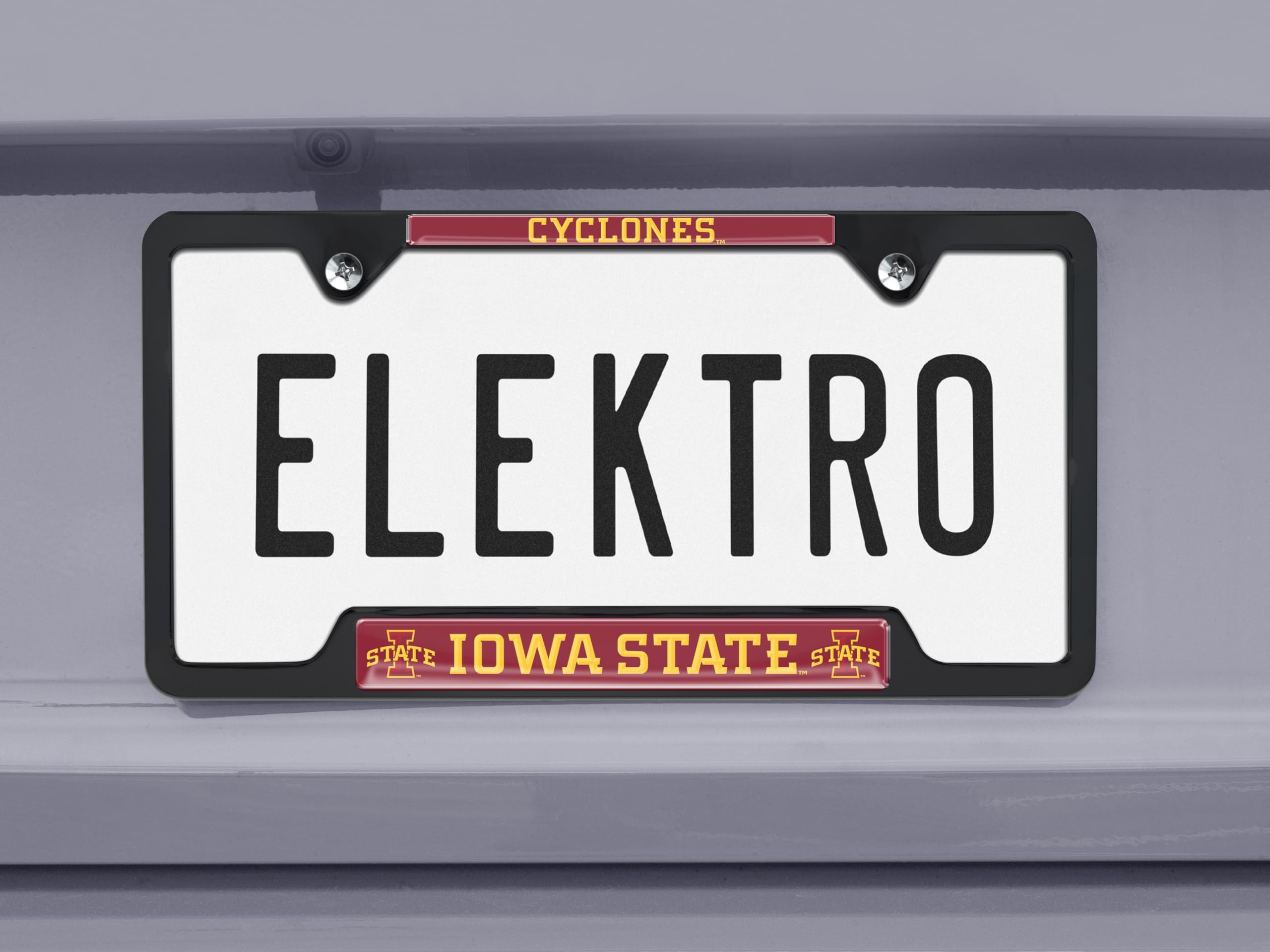 Iowa State Cyclones Black License Plate Frame
