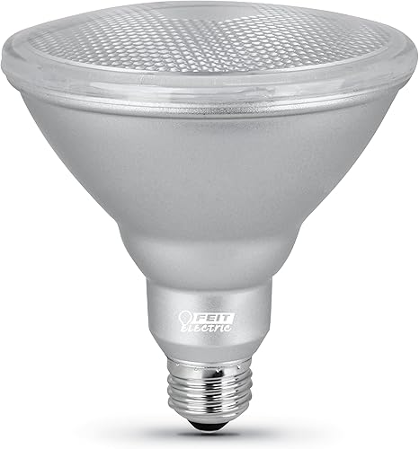 Feit Electric Bombilla LED PAR38, equivalente a 90 W, regulable, blanco brillante de 3000 K, 1000 lúmenes, vida útil de 22 años, base E26, bombilla
