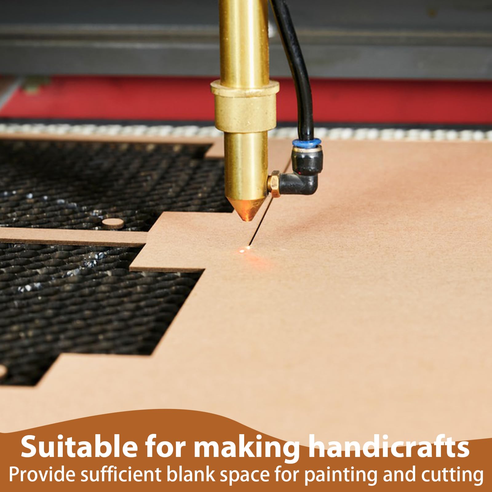 10 Stück Sperrholzplatte 3mm, 300x200mm Holzplatten zum Basteln, A4 Walnuss Holzplatten Spanplatte für Laser Gravur, CNC Schneiden, Malerei, DIY Modell