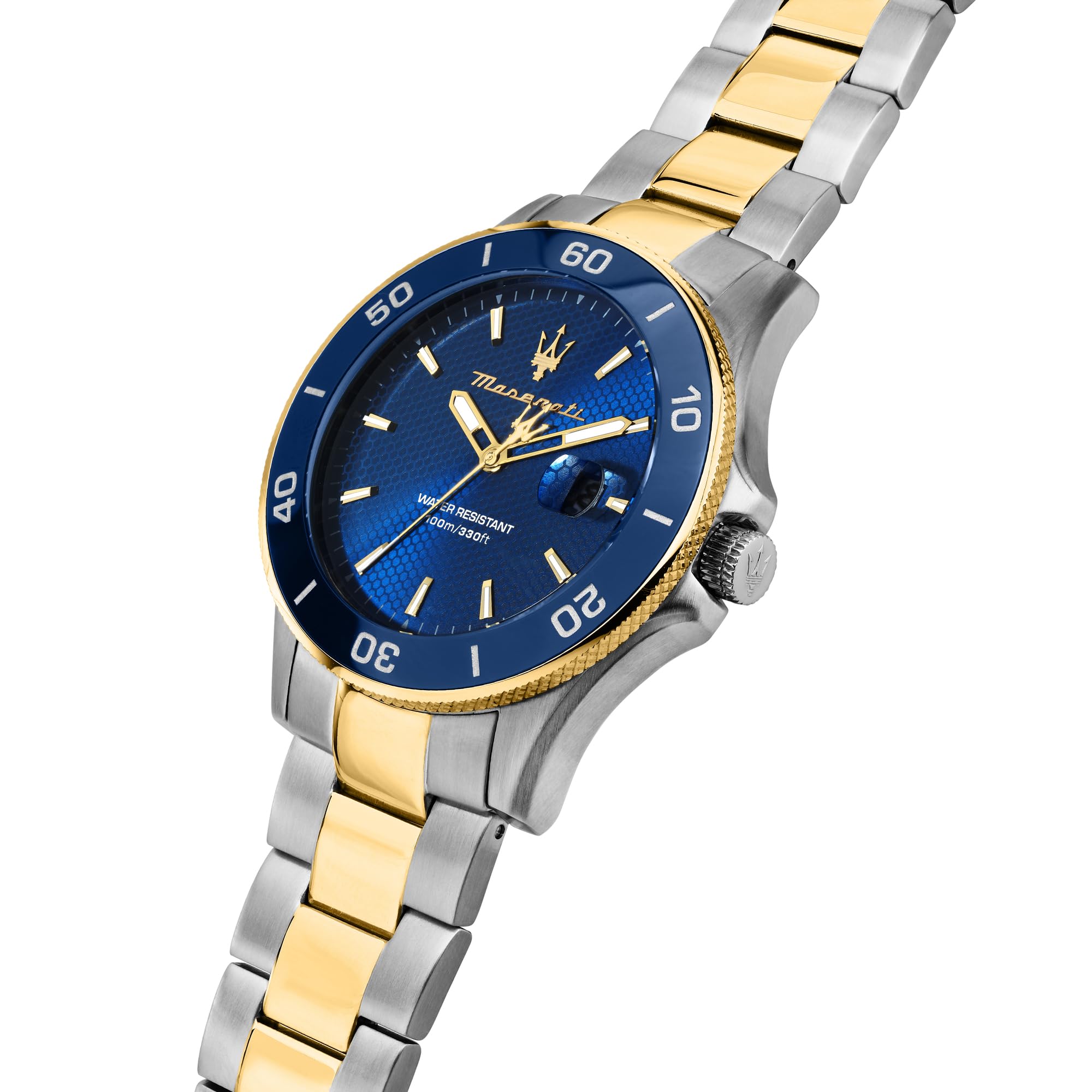 Maserati Reloj de Hombre, Hora, Fecha, Analógico, Correa de Acero, Colección Competizione Special Pack con Pulsera - R8873600007