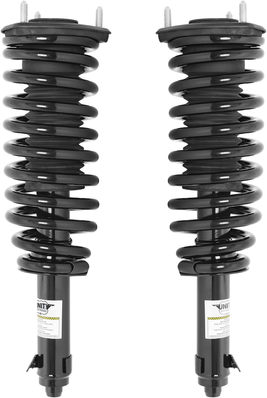 UNITY AUTOMOTIVE 2-11361-11362-001 Front 2 Wheel Complete Strut Assembly Kit 2009-2012 Lexus LS600H