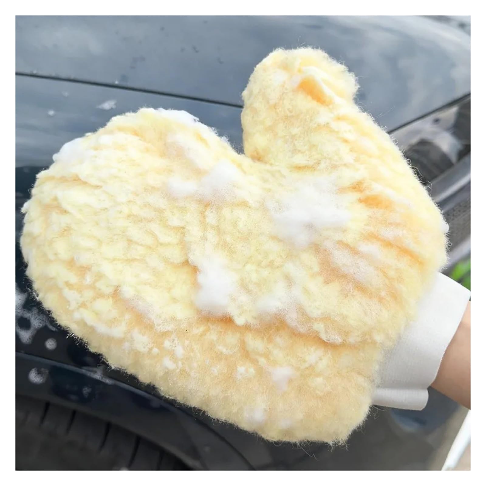 Doppelseitiger Autowaschhandschuh mit elastischem Bündchen Für die Autoreinigung | Chenille-Mikrofaserhandschuh, kratzfreies, automatisches Reinigungswerkzeug mit hoher Saugfähigkeit(Chenille - 10pcs)