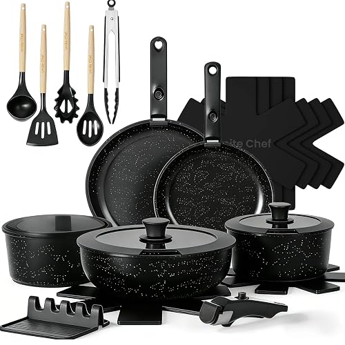 Umite Chef 21Pcs Pots Pans Set product photo (Cookware & Knives) — ScooterReviewPro review