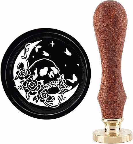 Miniatura 20 de CRASPIRE Sello de cera con notas musicales, sellos de cera vintage, clave musical, sello de madera retro, cabeza de latón extraíble de 0.98 pulgadas