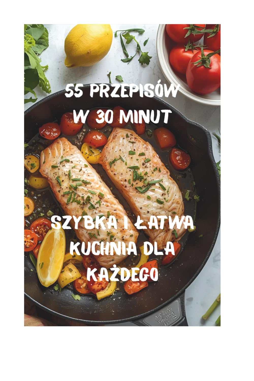 55 Przepisów kulinarnych w 3O minut: Szybka i łatwa kuchnia dla każdego