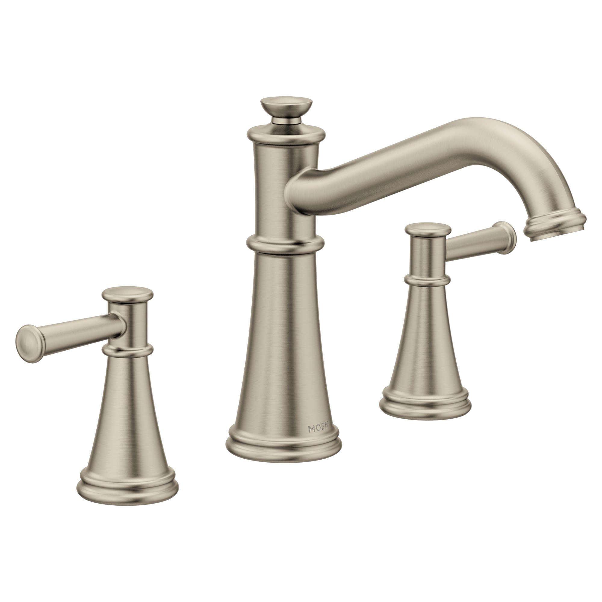 Robinet romain Moen T9023BN en nickel brossé pour bain haut de gamme