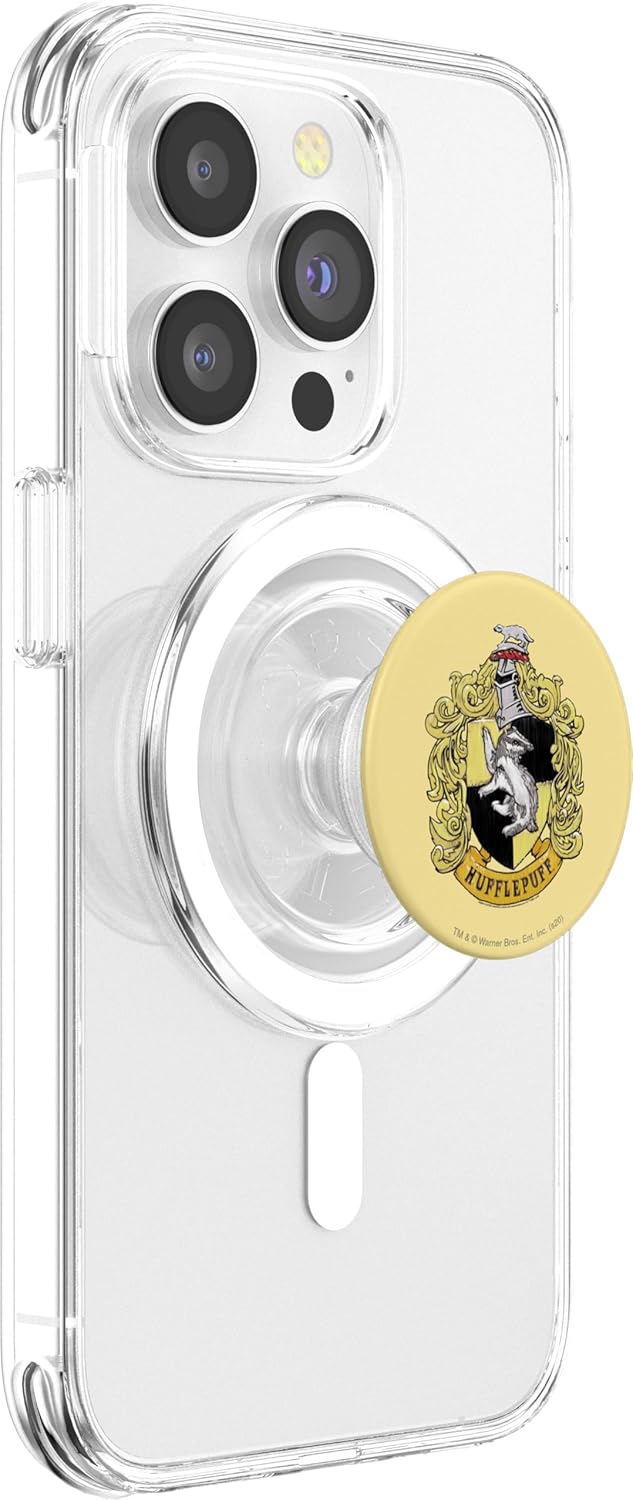 Harry Potter Hufflepuff Rough Crest PopSockets MagSafe PopGrip for iPhone