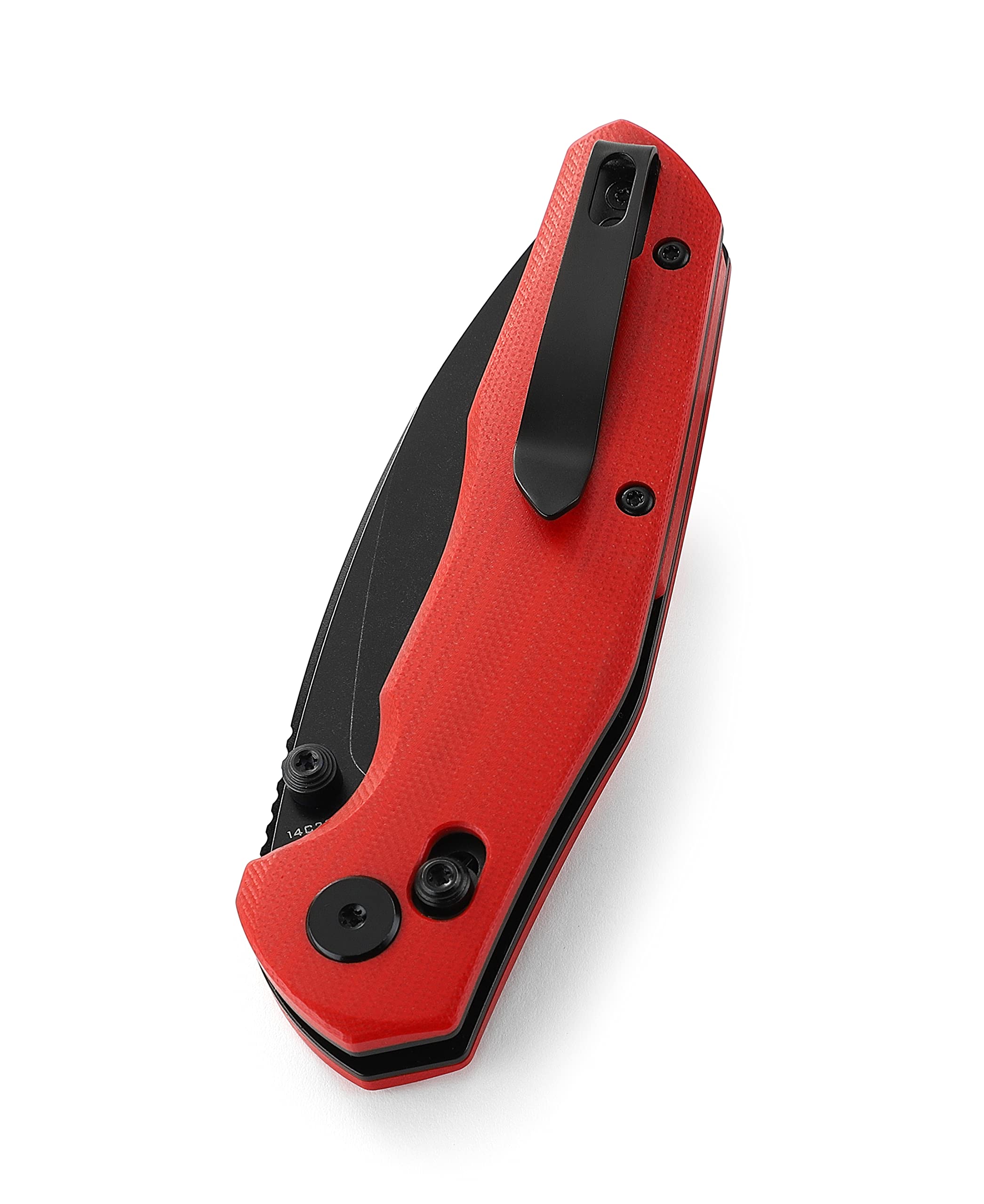 カランビット　23 Amazon.com: BESTECHMAN Ronan EDC Folding Knife Red G10